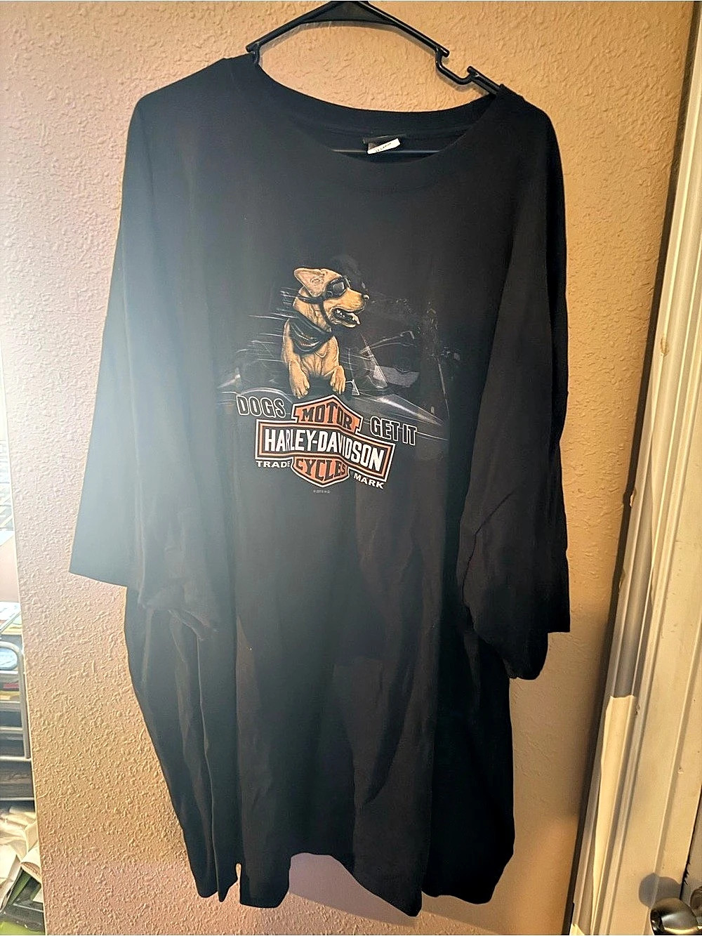 Harley-Davidson of Charlotte Graphic Tee Long Sleeve Tee Black 5XL